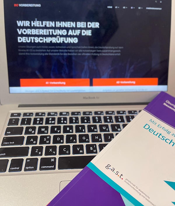 Deutsch Prüfung ᐉ Online-Vorbereitung mit BO